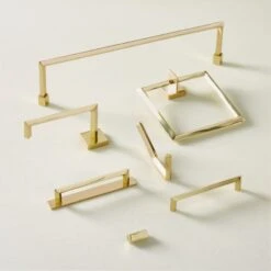 Blaine Polished Brass Towel Bar 18" -Optimal Furniture Store BlainePolishedBrassCllctnAVFHF21