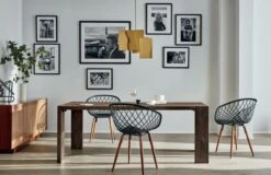 'Bob Dylan, 1966' Photographic Print In Black Frame 17.5"x21.5" -Optimal Furniture Store BloxDiningTableSideraFB20