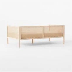 Boho Ivory Boucle And Natural Rattan Daybed Twin 10 Boho Ivory Boucle And Natural Rattan Daybed Twin -Optimal Furniture Store BohoNatDaybedWBclCvr3QBSSF21