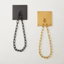 Bolt Matte Black Chain Curtain Tieback -Optimal Furniture Store BoltDrpryTiebackChainGroupFHF21 3