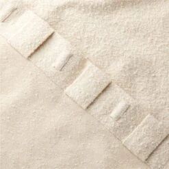 Ivory Boucle Window Curtain Panel 48''x84'' 9 Ivory Boucle Window Curtain Panel 48''x84'' -Optimal Furniture Store BoucleIvoryCrtn96PanelAV4SHF23