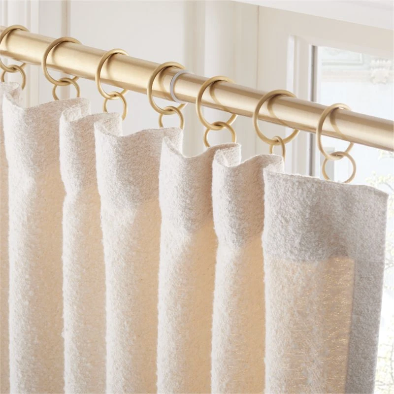 Ivory Boucle Window Curtain Panel 48''x84'' 2 Ivory Boucle Window Curtain Panel 48''x84'' - Image 2
