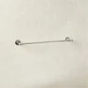 Boule-Inspired Polished Nickel Towel Bar 18"