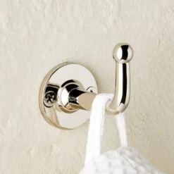 Boule-Inspired Polished Nickel Wall Mount Hook -Optimal Furniture Store BouleInspiredPlshdNklHookAVSHF21