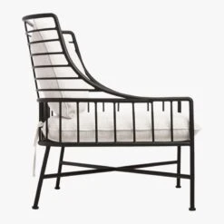 Breton Black Metal Outdoor Chair -Optimal Furniture Store BretonChairSDS17