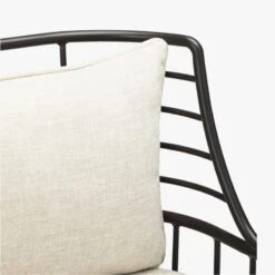 Breton Black Metal Dining Armchair Set Of 4 -Optimal Furniture Store BretonDiningChairBlackAVS18