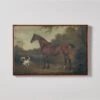 'Brown Horse' Framed Oil Painting Reproduction 18''x22''