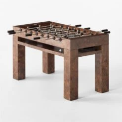 Burl Wood Foosball Table -Optimal Furniture Store BurlFoosballTableAVSSF22