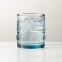 Bushi Nenge Blue Double Old-Fashioned Glass -Optimal Furniture Store BushiNengeDOFBlueTopazROF23