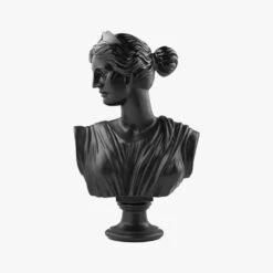Judy Black Bust Sculpture -Optimal Furniture Store BustF16