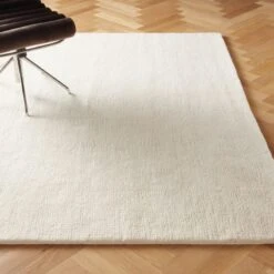 Byron Merino Wool Handwoven Ivory Area Rug 5'x8' -Optimal Furniture Store ByronMrnWlHdwvnIvryRug8x10SHF21