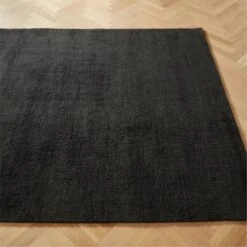 Byron Charcoal Merino Wool Handknotted Area Rug 5'x8' -Optimal Furniture Store ByronMrnWlHndwvnChrcl8x10SHF22