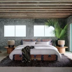 Leno Black And Natural Handwoven Jute Area Rug 5'x8' -Optimal Furniture Store CB2FA21 KD 3A 0156 OC21 1x1