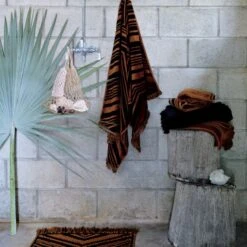 Onca Tawny And Black Bath Runner Rug 24"x60" -Optimal Furniture Store CB2FA21 KD 7A 1538 OC21 1x1 1