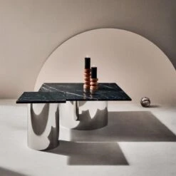 Luca Spider Marble Side Table -Optimal Furniture Store CB2FA22 01F hero 1