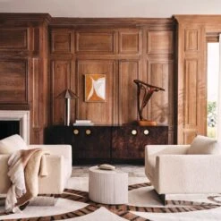 Mira Ombre Neutral Throw Blanket -Optimal Furniture Store CB2FA22 07A Hero 2