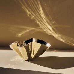 Adorn Brass Abstract Bowl -Optimal Furniture Store CB2FA22 10A 048 V1