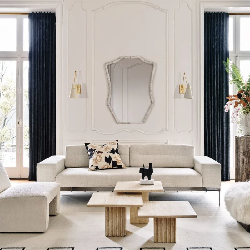 Seda Deep Blue Dupioni Silk Window Curtain Panel 48"x84" 5 Seda Deep Blue Dupioni Silk Window Curtain Panel 48"x84" - Image 5