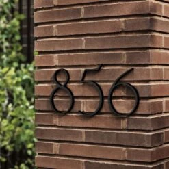 Heymland 6" Black House Number 0 -Optimal Furniture Store CB2FA22 32A DET 01 var