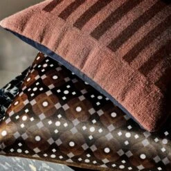 Rhava Woven Brown Throw Pillow With Feather-Down Insert 20" 7 Rhava Woven Brown Throw Pillow With Feather-Down Insert 20" -Optimal Furniture Store CB2FA22 36A 108 detail3