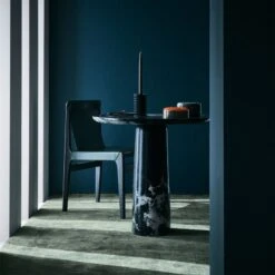 Black Golden Marble Candle Bowl -Optimal Furniture Store CB2FA22 44B hero