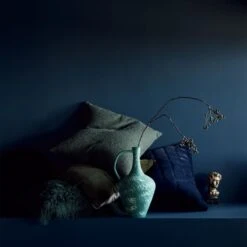 Leisure Olive Green Velvet Throw Pillow With Down-Alternative Insert 23" -Optimal Furniture Store CB2FA22 45C 012 hero