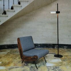 Colonna Adjustable Black Floor Lamp -Optimal Furniture Store CB2FA22 FR 26 V1