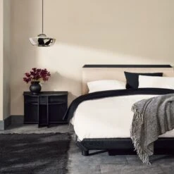 Materia Polished Nickel Dome Pendant Light -Optimal Furniture Store CB2FA22 PR GF 06A hero 2