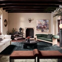 'Rocky Home' Framed Acrylic Painting Reproduction By Jeffrey Fitzgerald 61''x61'' -Optimal Furniture Store CB2FA23 BID 01 V4 1