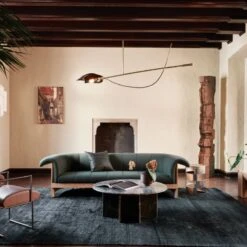 Raj Green Silk Throw Pillow With Feather-Down Insert 20" -Optimal Furniture Store CB2FA23 BID 04 V1