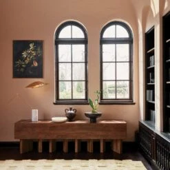 Black Ceramic Pedestal Bowl -Optimal Furniture Store CB2FA23 BID 06 V2