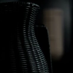 Luana Woven Black Vase Small -Optimal Furniture Store CB2FA23 BID 12 Det 2324