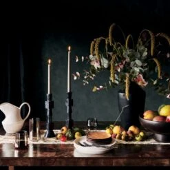 Yadira Black Terracotta Vase -Optimal Furniture Store CB2HOL21 15A heroOC21 1x1