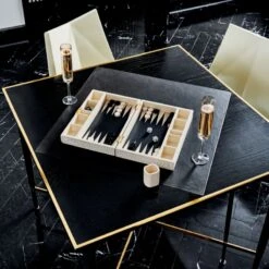 Porsha Smoked Champagne Flute -Optimal Furniture Store CB2HOL21 24B V2OC21 1x1