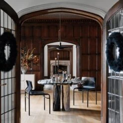 Brio Blackened Brass Pendant Light -Optimal Furniture Store CB2HOL22 04A hero