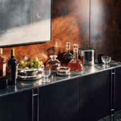 Piero Polished Stainless Steel Serving Bowl Small -Optimal Furniture Store CB2HOL22 06C hero 4