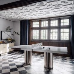 Columna Marble Table Tennis Table -Optimal Furniture Store CB2HOL22 07A hero