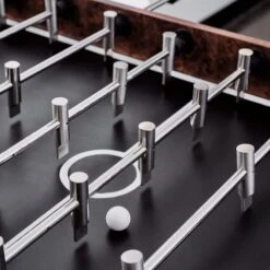 Burl Wood Foosball Table -Optimal Furniture Store CB2HOL22 07C 582 detail