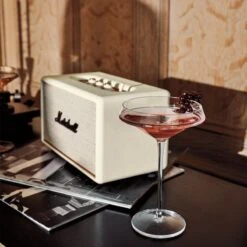 Marshall Acton III White Bluetooth Speaker -Optimal Furniture Store CB2HOL22 17A 373 detail