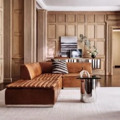 Kibo Steel And Oak Wood Media Console 83'' -Optimal Furniture Store CB2HOL22 25A V3 1