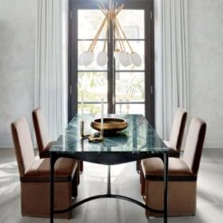 Rhodes Taupe Upholstered Velvet Dining Chair -Optimal Furniture Store CB2SP22 23A V4 RET