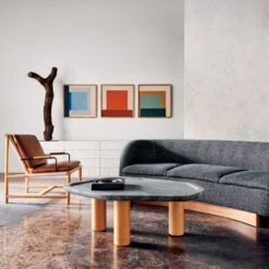 El Verano Travertine Coffee Table -Optimal Furniture Store CB2SP22 LF PR 06A