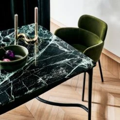 Azalea Green Velvet Dining Armchair -Optimal Furniture Store CB2SP22 PR 06B hero