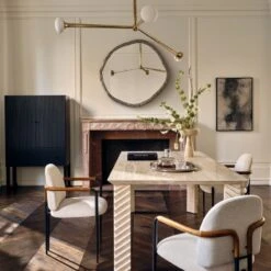 Bayamo Dark Blue Wood Bar Cabinet -Optimal Furniture Store CB2SP23 06C V1