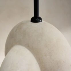 Capricorn Limestone Dome Pendant Light -Optimal Furniture Store CB2SP23 PR 17A 116