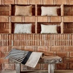 20''x12'' Bronte Recycled Velvet Black And White Outdoor Throw Pillow -Optimal Furniture Store CB2SU22 22C hero