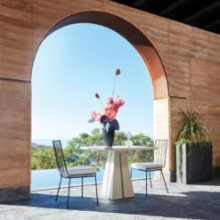 Yadira Black Terracotta Vase -Optimal Furniture Store CB2SU23 13A V1 RET 2