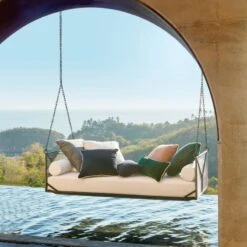 Waverly Dark Grey Outdoor Throw Pillow 23" -Optimal Furniture Store CB2SU23 17B V1 RET 5