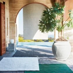 Rodes Performance Green Indoor/Outdoor Area Rug 5'x8' -Optimal Furniture Store CB2SU23 17C V1 RET3 1