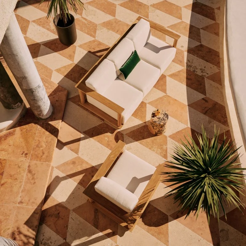 La Paloma Marble Outdoor Side Table 4 La Paloma Marble Outdoor Side Table - Image 4